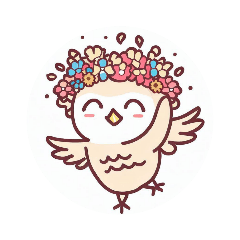 Flower Bird 45