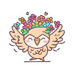Flower Bird 54
