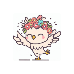 Flower Bird 55