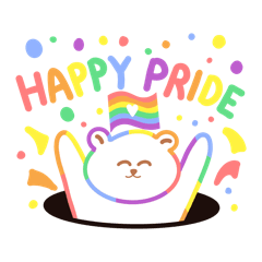 Happy Lovely Bear Pride Month