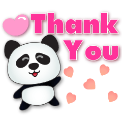 Cute Panda- Practical Greeting Sticker