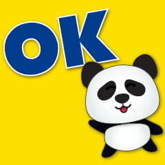 Cute Panda Practical Greeting Stickers