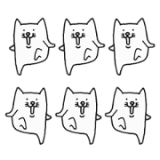 Lots of White Cats for J