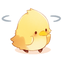 Directionless Chick Stickers