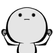 Stick Figures Expressionless Sticker