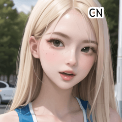 CN blonde cheerleader girl