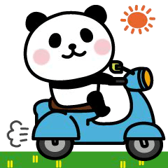 Move! Panda's honorific sticker