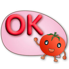 3D字 可愛蕃茄 超實用的啦