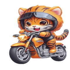 虎の惑星でのバイクツーリング