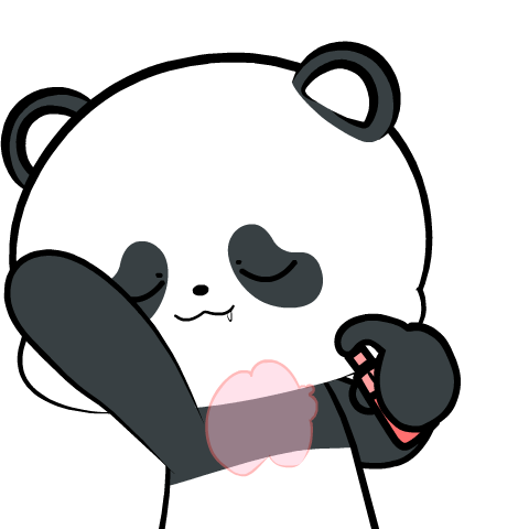 Lovely Panda : Pop-up stickers