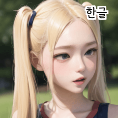 KR blonde ponytails cheerleader