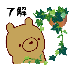 Bear cubs with  succulent&foliage plants