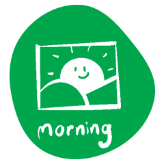 Green daily routine – LINE stickers | LINE STORE