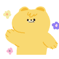 Lovely yellow bear