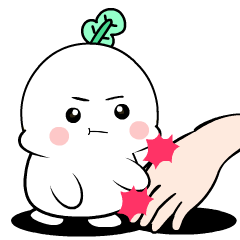 Cute Turnip : Pop-up sticker