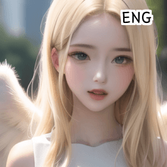 ENG blonde angel girl