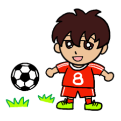 Soccer boy's daily life   Red&8