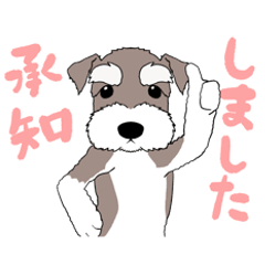 Hello, we're kawaii Miniature Schnauzer! – LINE stickers LINE STORE
