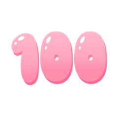 ตัวเลข 0-100 ชุดที่สาม มีเลข 80-100