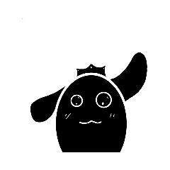 Naughty black rabbit.