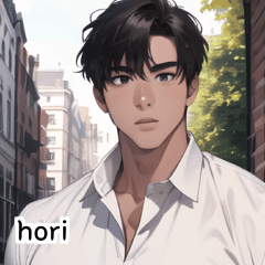tanning muscule boy guys hori – LINE stickers | LINE STORE