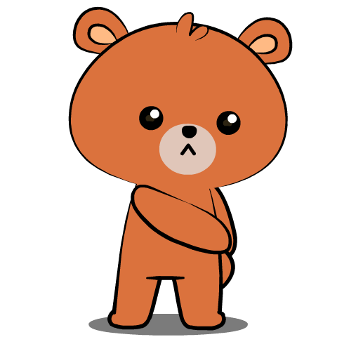 Cute choco bear : Pop-up stickers