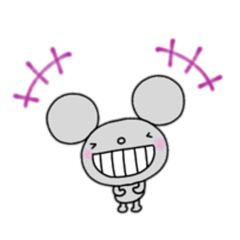 yuko's mouse (greeting) Sticker