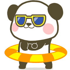 Move! Chubby Panda : Summer time