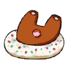 Bear and donut
