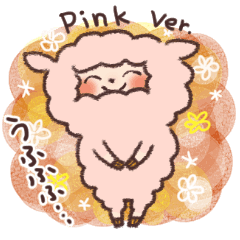Fluffy Mokomoko Sheep pink