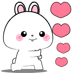 Vanilla Rabbit : Pop-up stickers