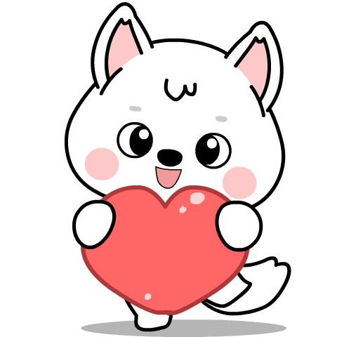 White wolf : Pop-up stickers