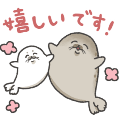 Seal and baby seal 2
