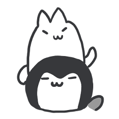 Rabbit child & Penguin daddy