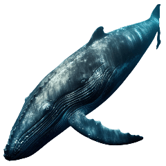 Blue whale honorific 4K