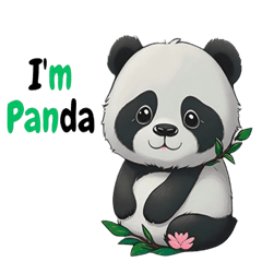 Panda cute 01