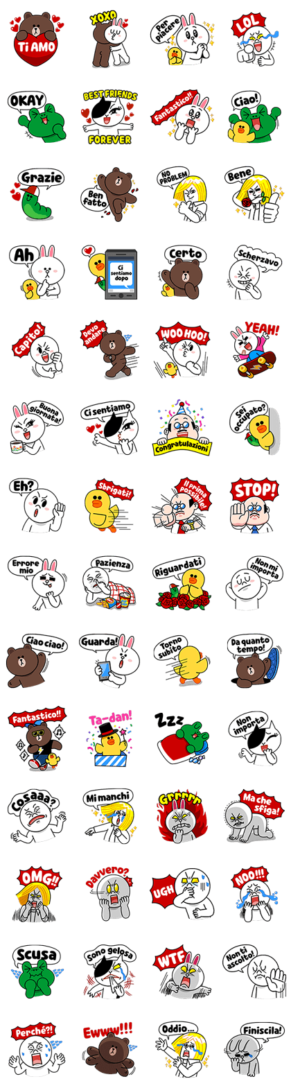 LINE Characters : The Talkatives