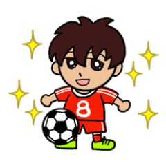 Soccer boy Red&8