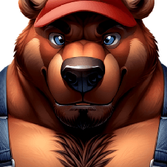 Red Hat the Brown Bear
