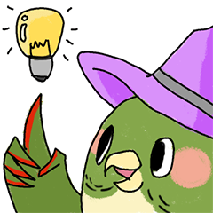 Birb with hats