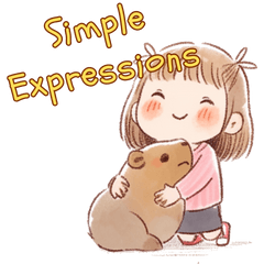 Capybara and Little Girl 40 STAMPS part2
