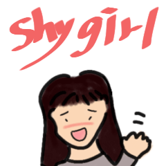 Super useful stickers for shy girls