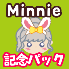 Minnie member's sticker.