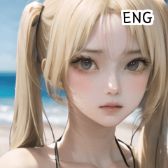 ENG summer bikini swimsuit girl