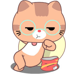 Lovely Ginger Cat : Pop-up stickers