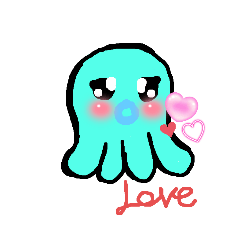 Cute little squid