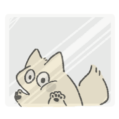 Fluffy Mochi  Fox (Moving stickers)
