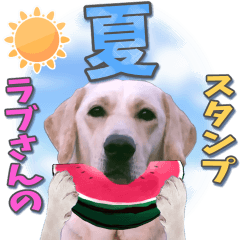 Labrador's summer sticker