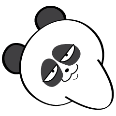 long panda Sticker