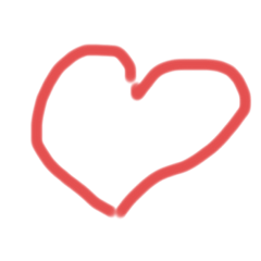 不同顏色的愛心